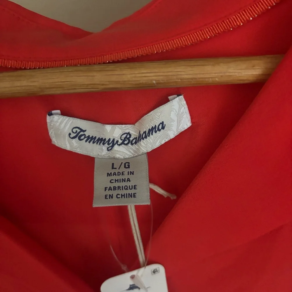 Tommy Bahama Scarlet Red Shirt - Picture 3 of 3